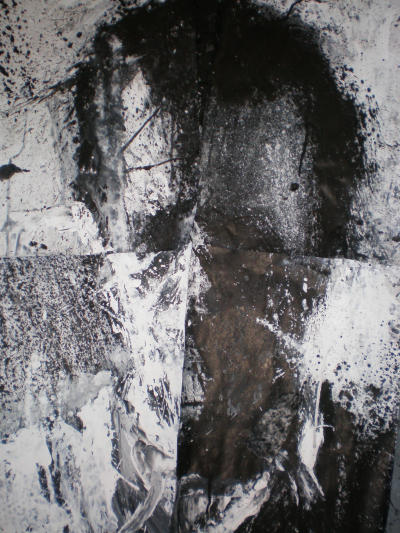 'Head of Donanald' 83.5 x 59 cm. Ink and acrylic on paper. 